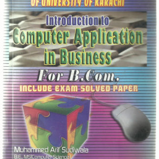 Introduction To Computer Application In Business For B.Com